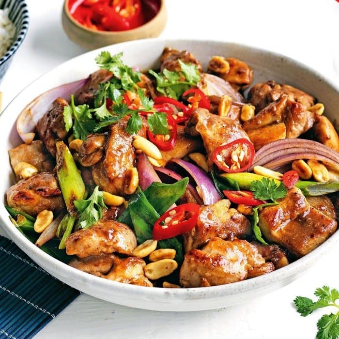 Kung Pao Chicken with Peanuts and Chili