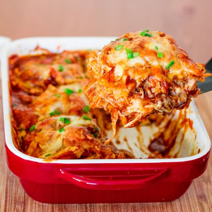 Kjúklinga enchilada hafragrautur