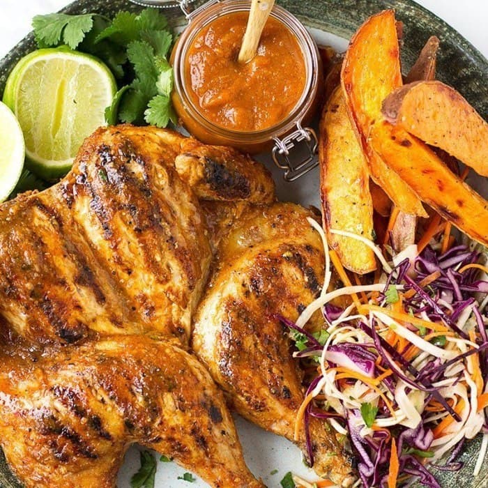 Piri-Piri Kjúklingur með heimatilbúnu salati