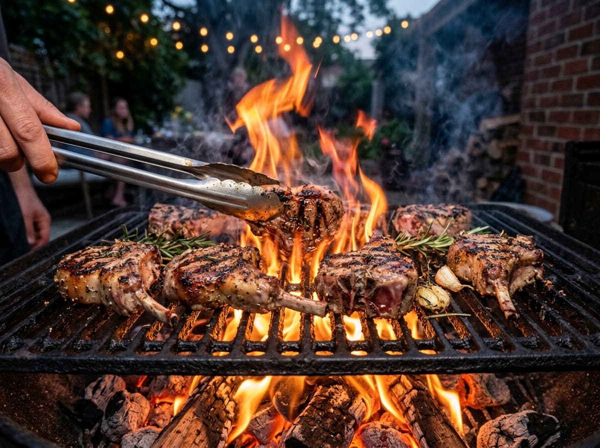 Grillaðar lambakótilettur