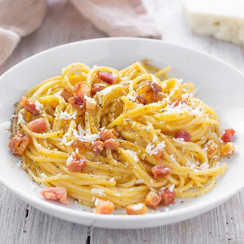 Klassískt Spaghetti alla Carbonara