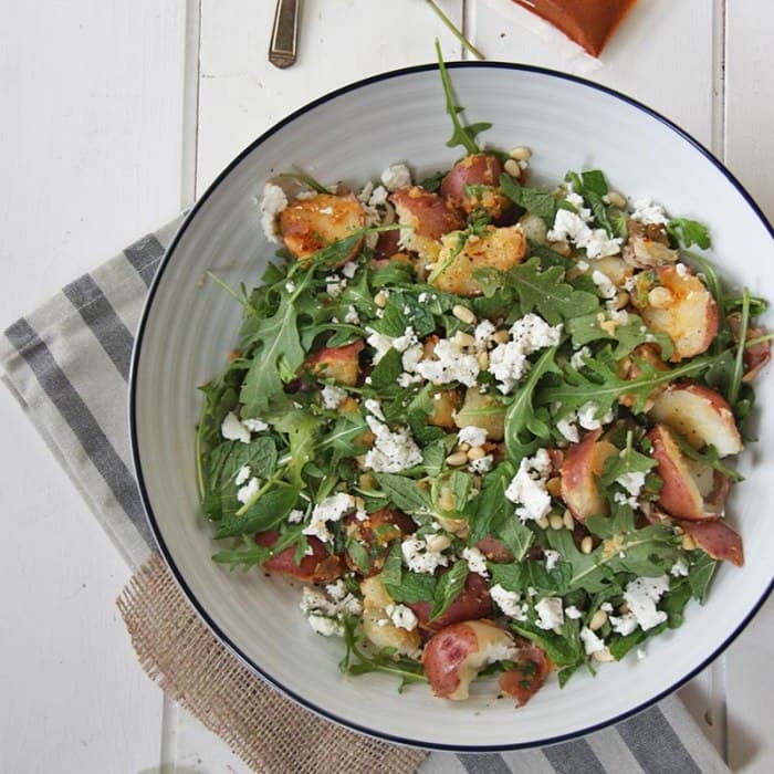 Krydduð kartöflusalat frá Norður-Afríku