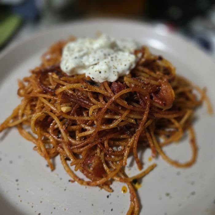 Spaghettí frá Sýrlandi