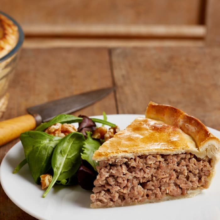 Tourtière (Kjötfarsbökupí)